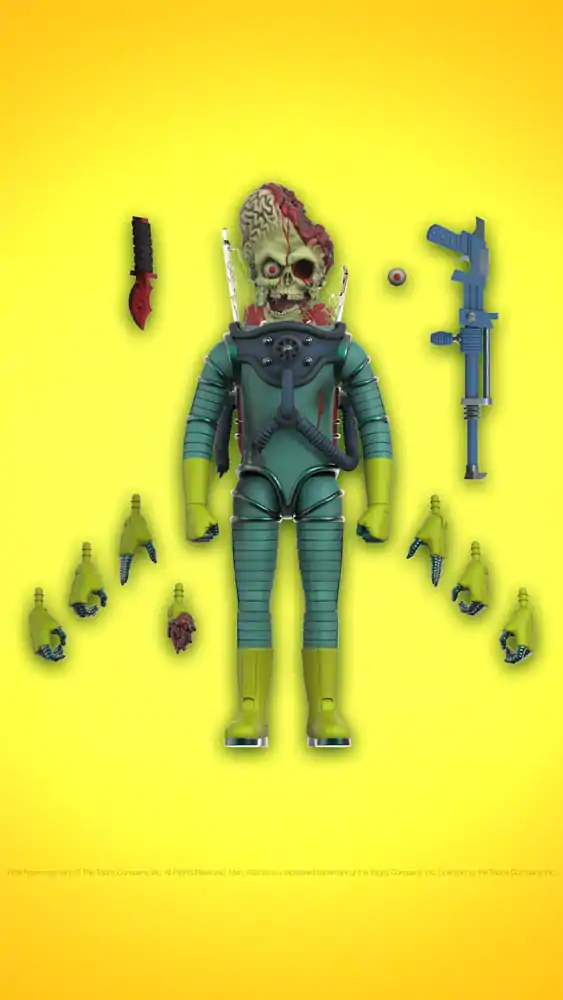 Mars Attacks Ultimates Action Figure Martian Wave 1 (Smashing the Enemy) 18 cm product photo