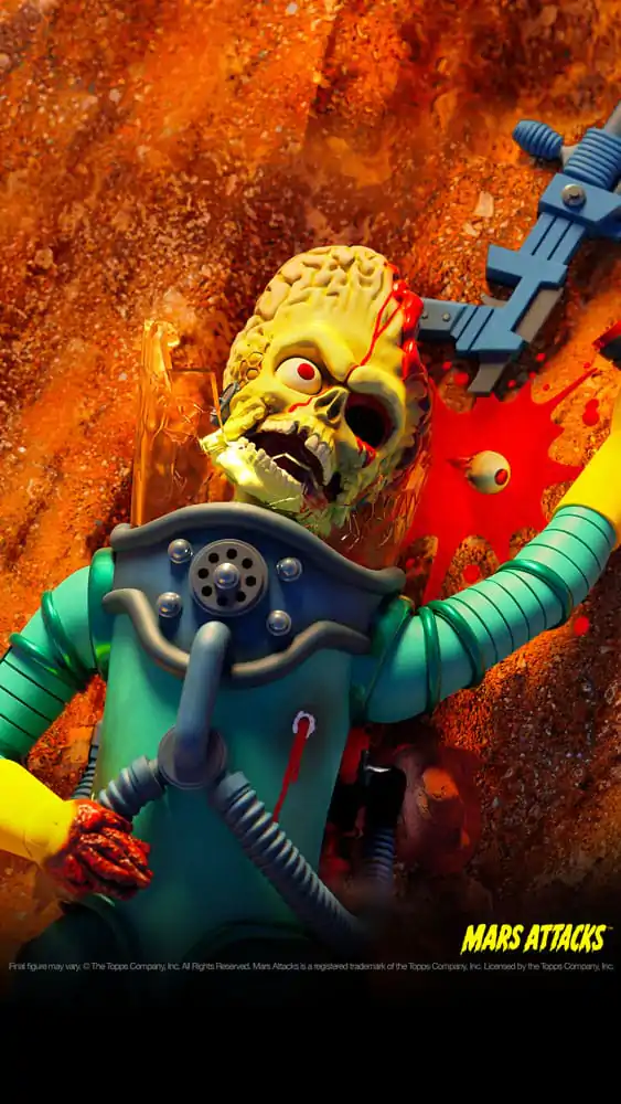 Mars Attacks Ultimates Action Figure Martian Wave 1 (Smashing the Enemy) 18 cm product photo