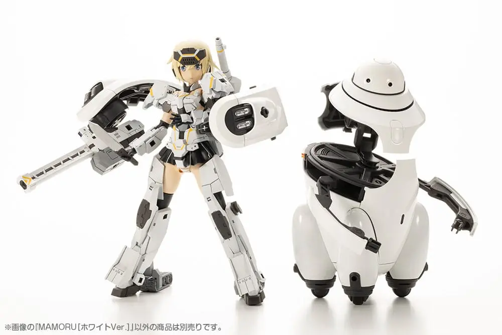 Maruttoys Plastic Model Kit 1/12 Mamoru (White Version) 14 cm product photo