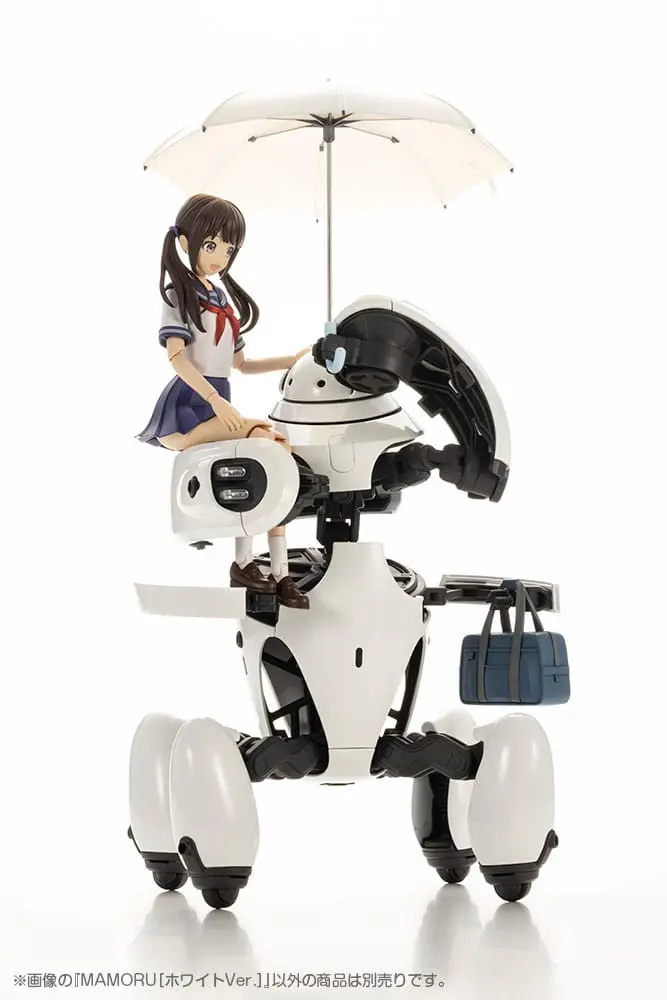 Maruttoys Plastic Model Kit 1/12 Mamoru (White Version) 14 cm product photo