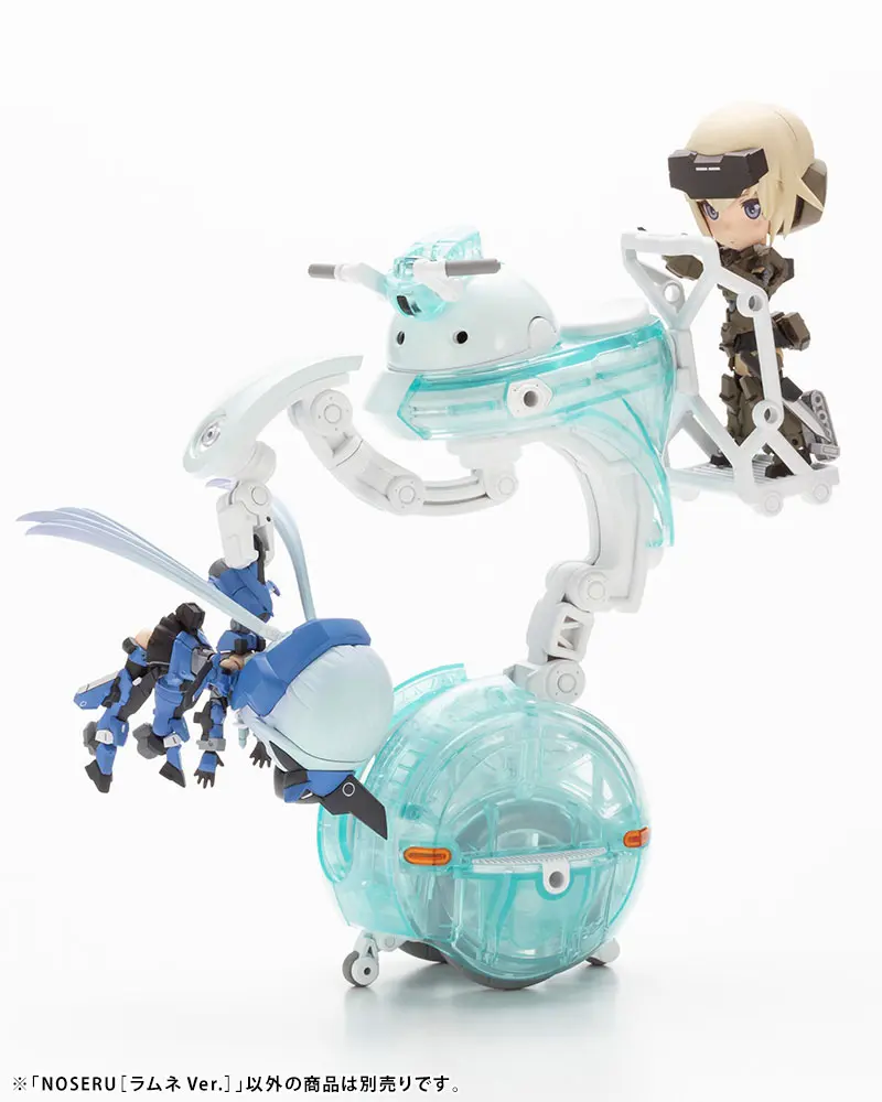 Maruttoys Plastic Model Kit 1/12 Noseru (Ramune Version) 9 cm product photo