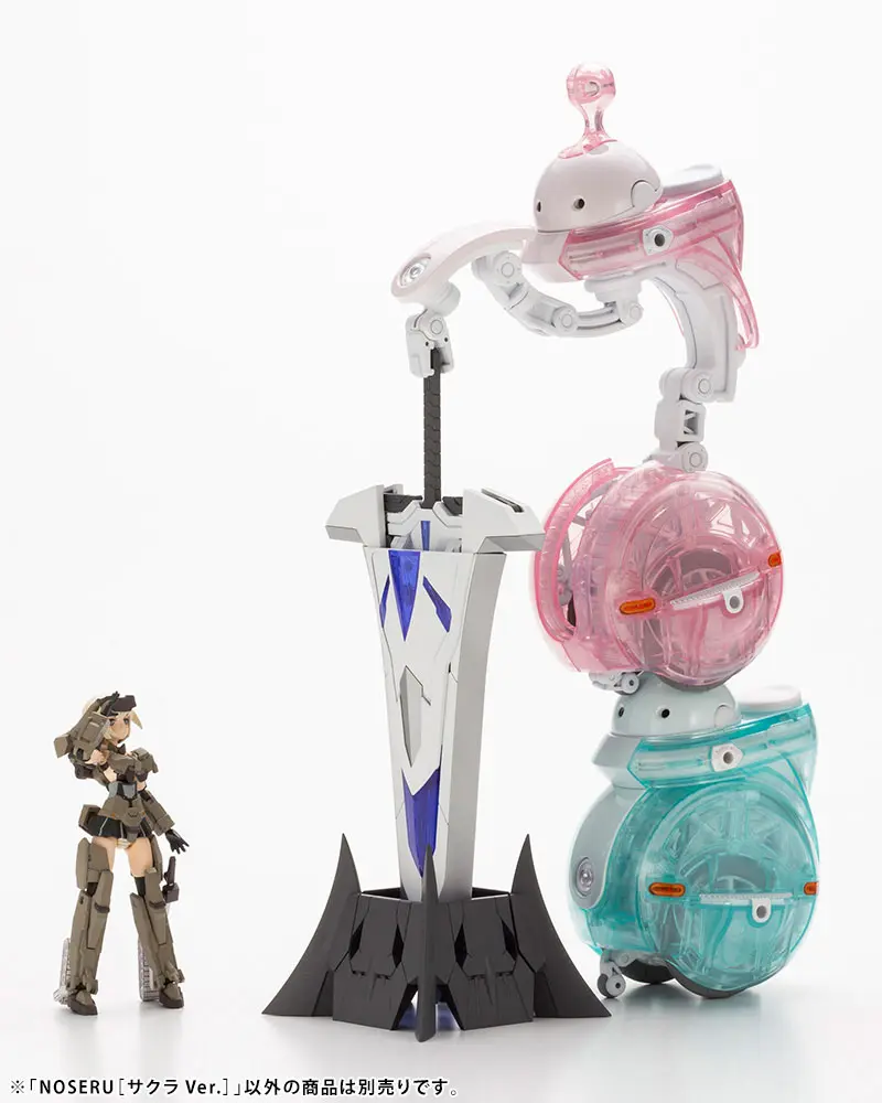 Maruttoys Plastic Model Kit 1/12 Noseru (Sakura Version) 9 cm product photo