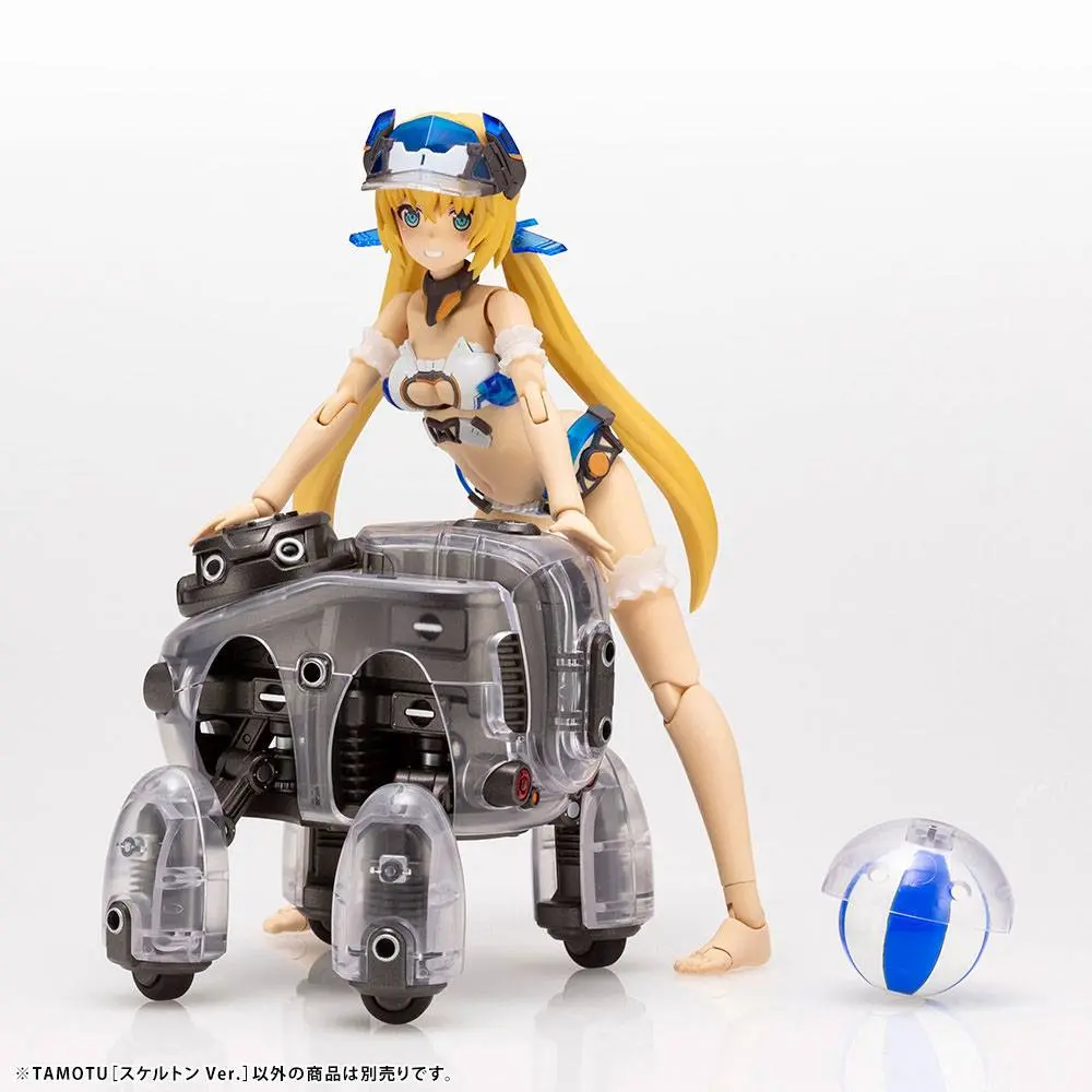 Maruttoys Plastic Model Kit 1/12 Tamotu (Skeleton Version) 8 cm product photo
