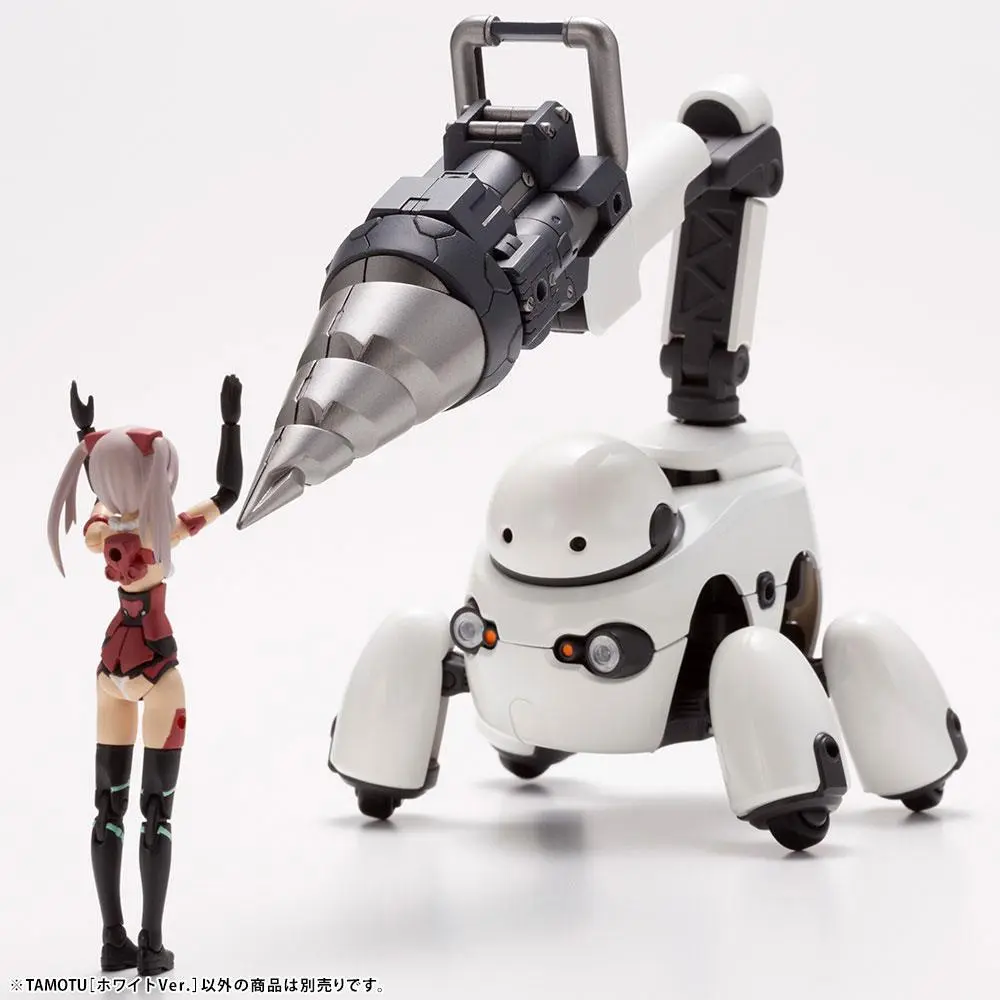 Maruttoys Plastic Model Kit 1/12 Tamotu (White Version) 8 cm product photo