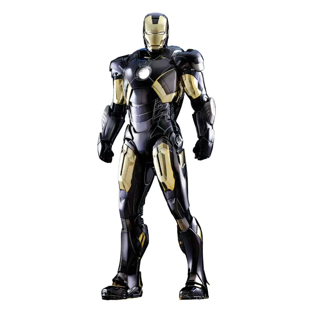 Marvel&#039;s The Avengers Diecast Movie Masterpiece Action Figure 1/6 Iron Man Mark VII (Black &amp; Gold Version) 32 cm product photo