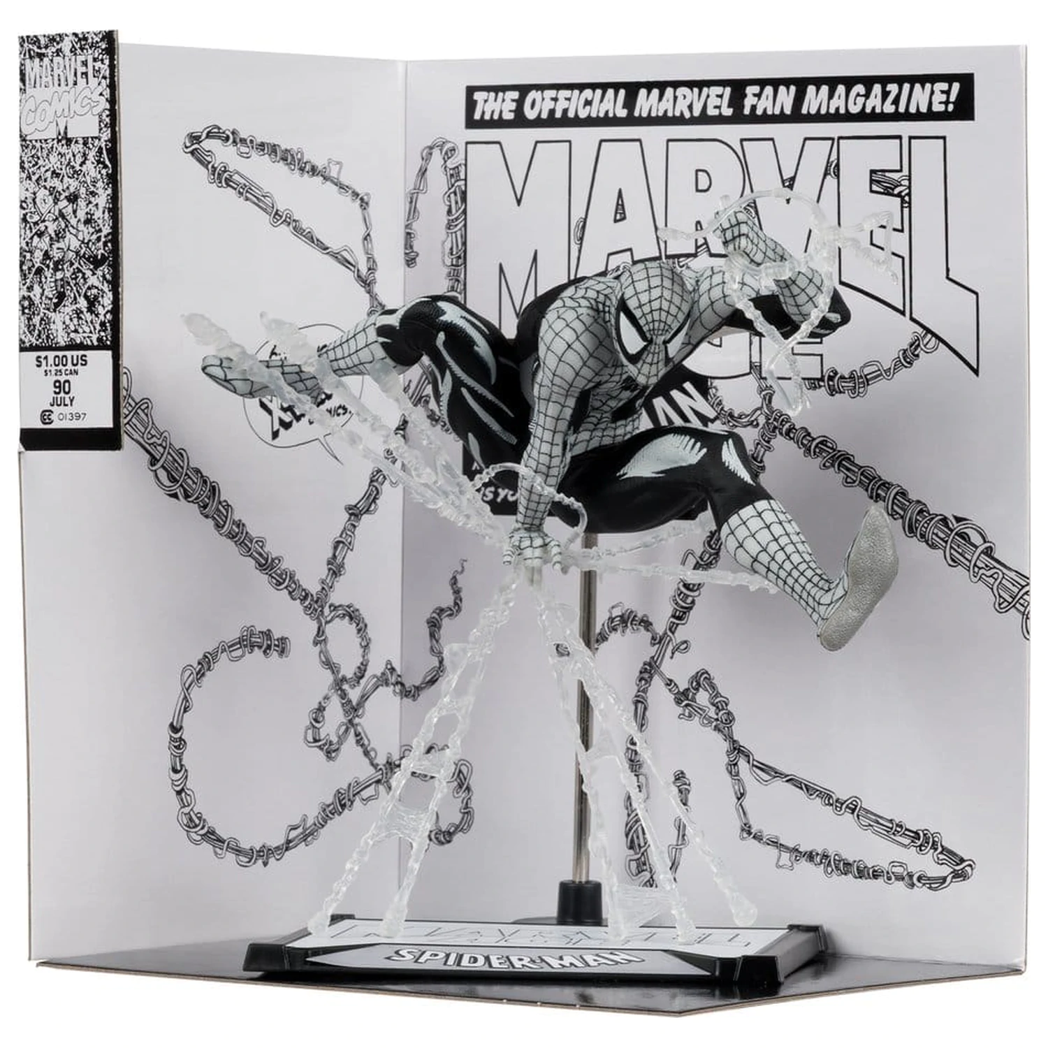 Marvel PVC Statue 1/10 Spider-Man (Marvel Age #90) (Line Art) 18 cm product photo