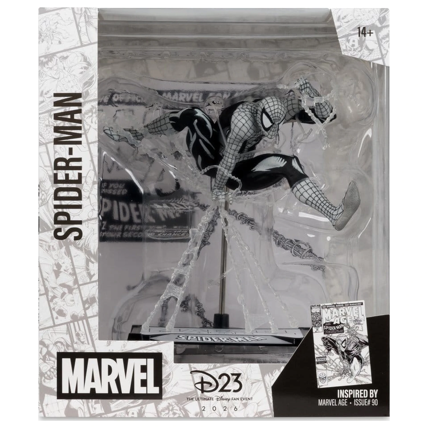 Marvel PVC Statue 1/10 Spider-Man (Marvel Age #90) (Line Art) 18 cm product photo