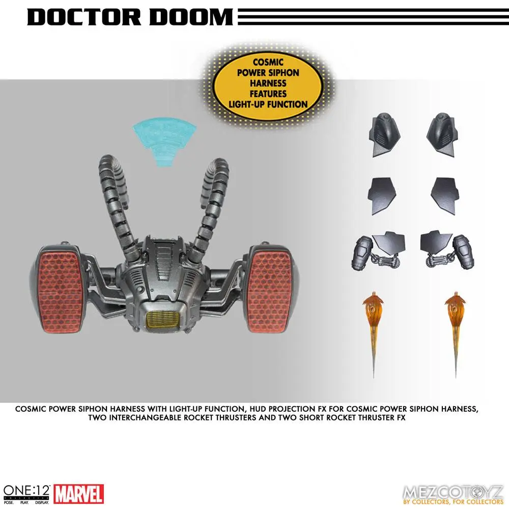 Marvel Action Figure 1/12 Doctor Doom 17 cm product photo