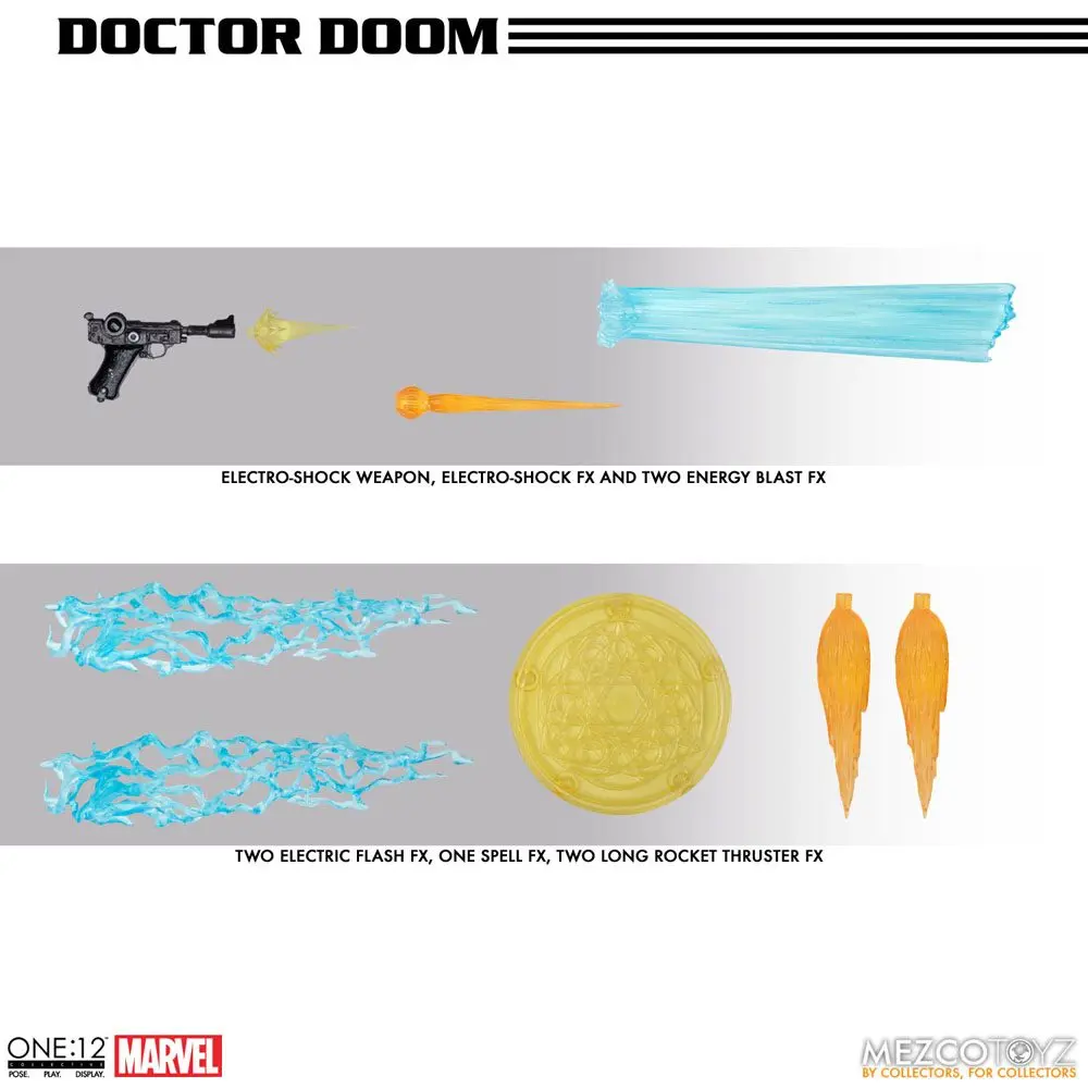 Marvel Action Figure 1/12 Doctor Doom 17 cm product photo