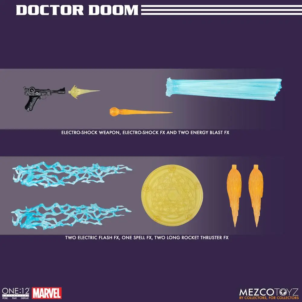 Marvel Action Figure 1/12 Doctor Doom 17 cm product photo
