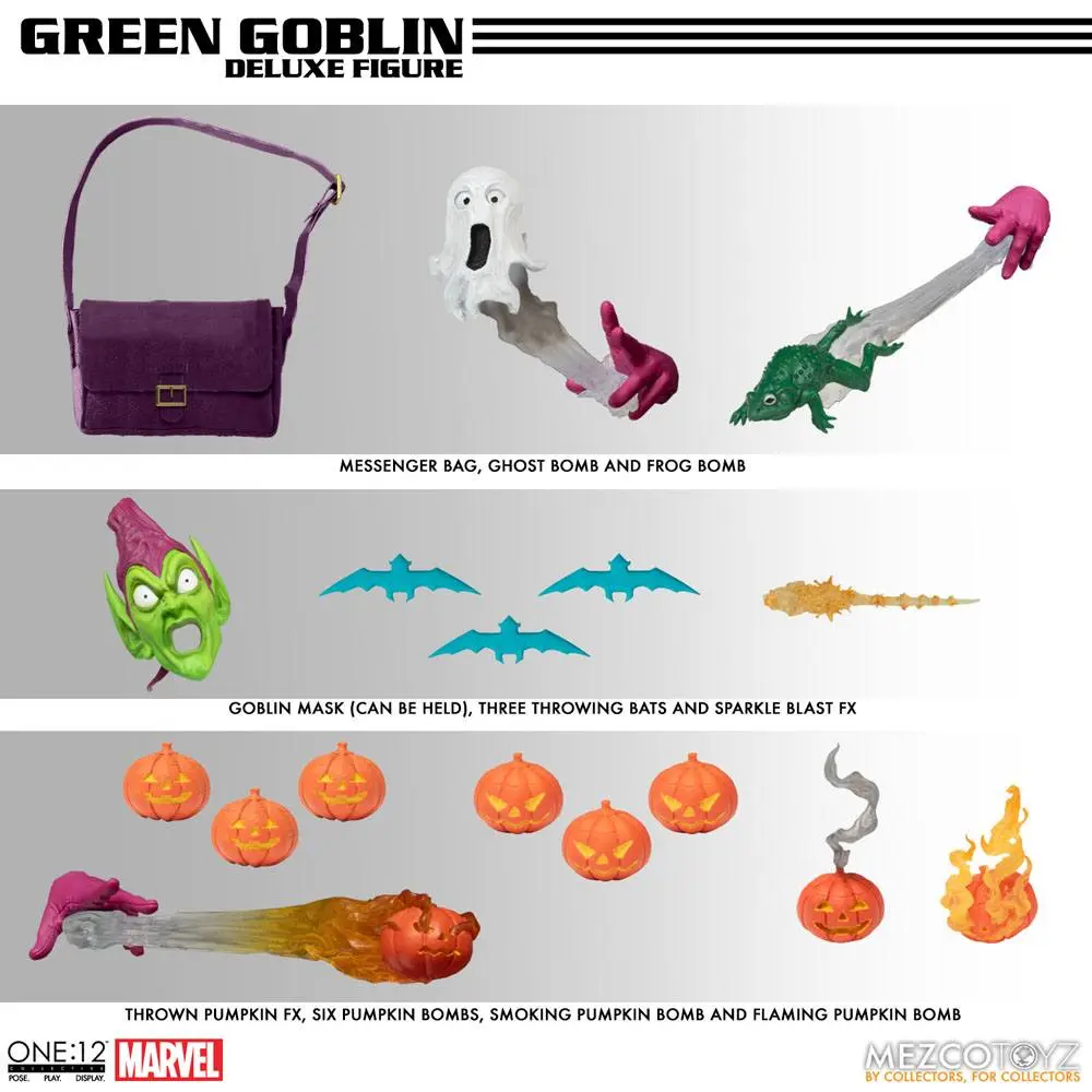 Marvel Action Figure 1/12 Green Goblin - Deluxe Edition 17 cm product photo