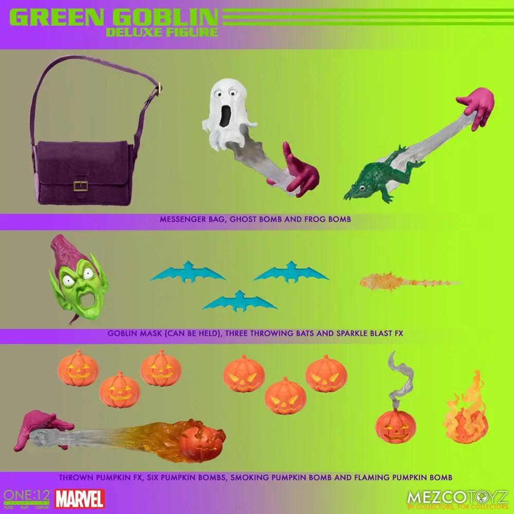 Marvel Action Figure 1/12 Green Goblin - Deluxe Edition 17 cm product photo