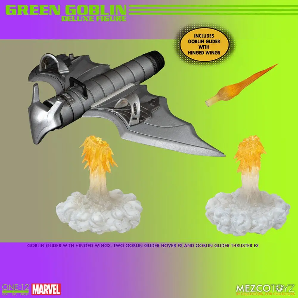Marvel Action Figure 1/12 Green Goblin - Deluxe Edition 17 cm product photo