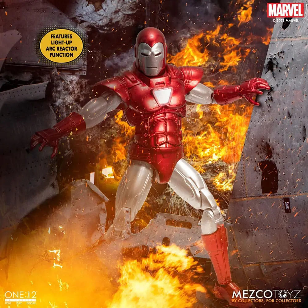 Marvel Action Figure 1/12 Iron Man (Silver Centurion Edition) 16 cm termékfotó