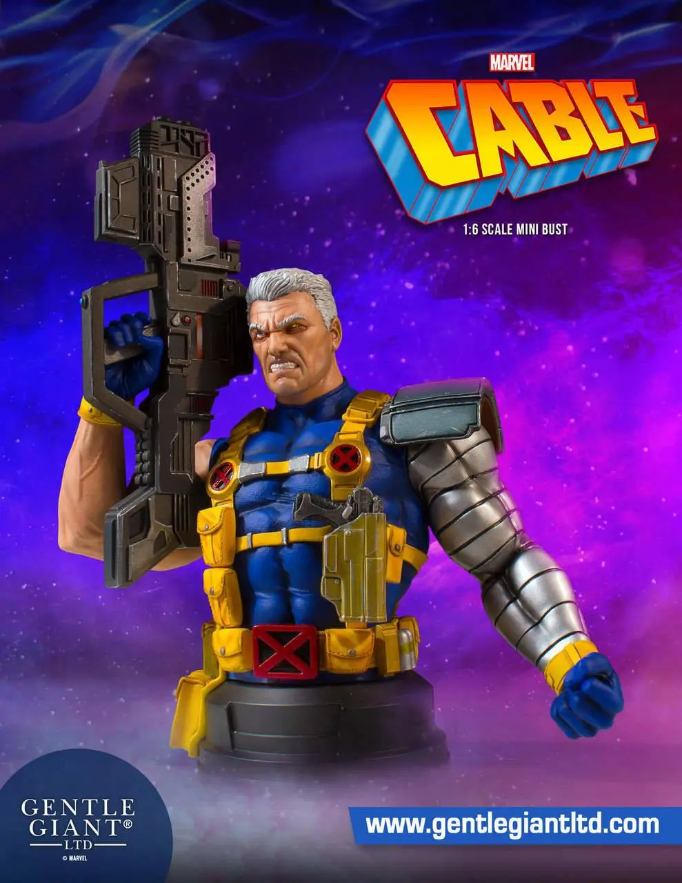 Marvel Bust 1/6 Cable 24 cm product photo