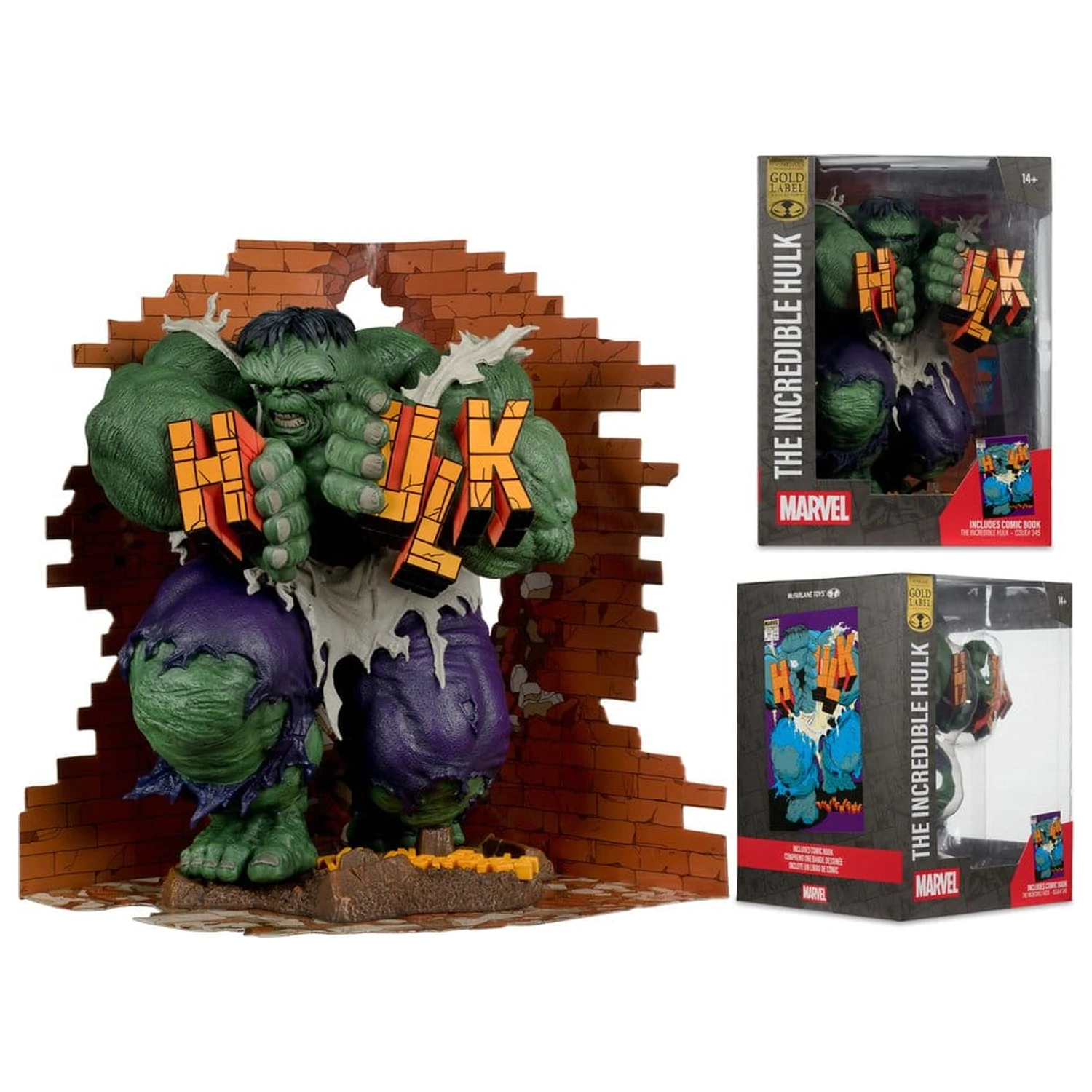 Marvel PVC Statue 1/6 Hulk (The Incredible Hulk #345) (Gold Label) product photo