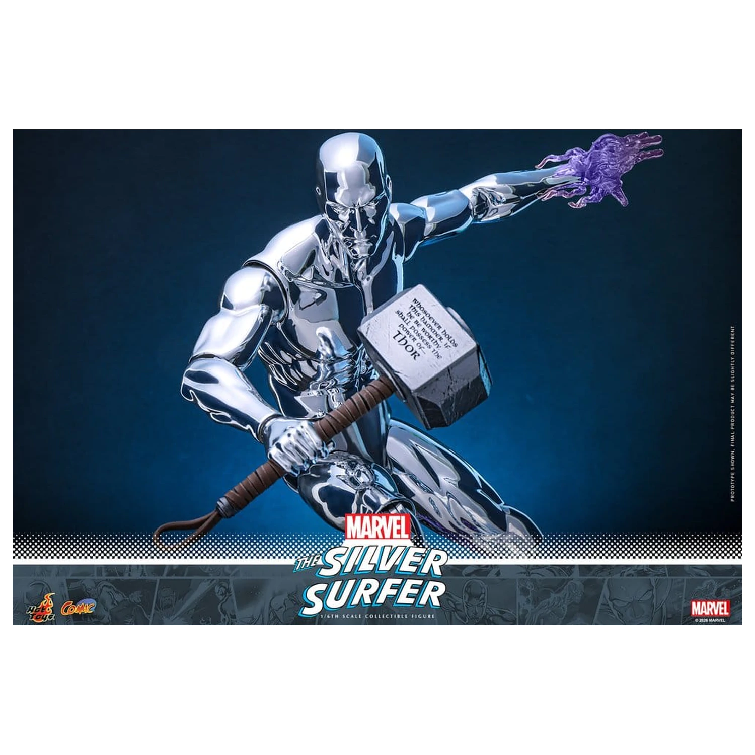 Marvel Action Figure 1/6 Silver Surfer 32 cm product photo