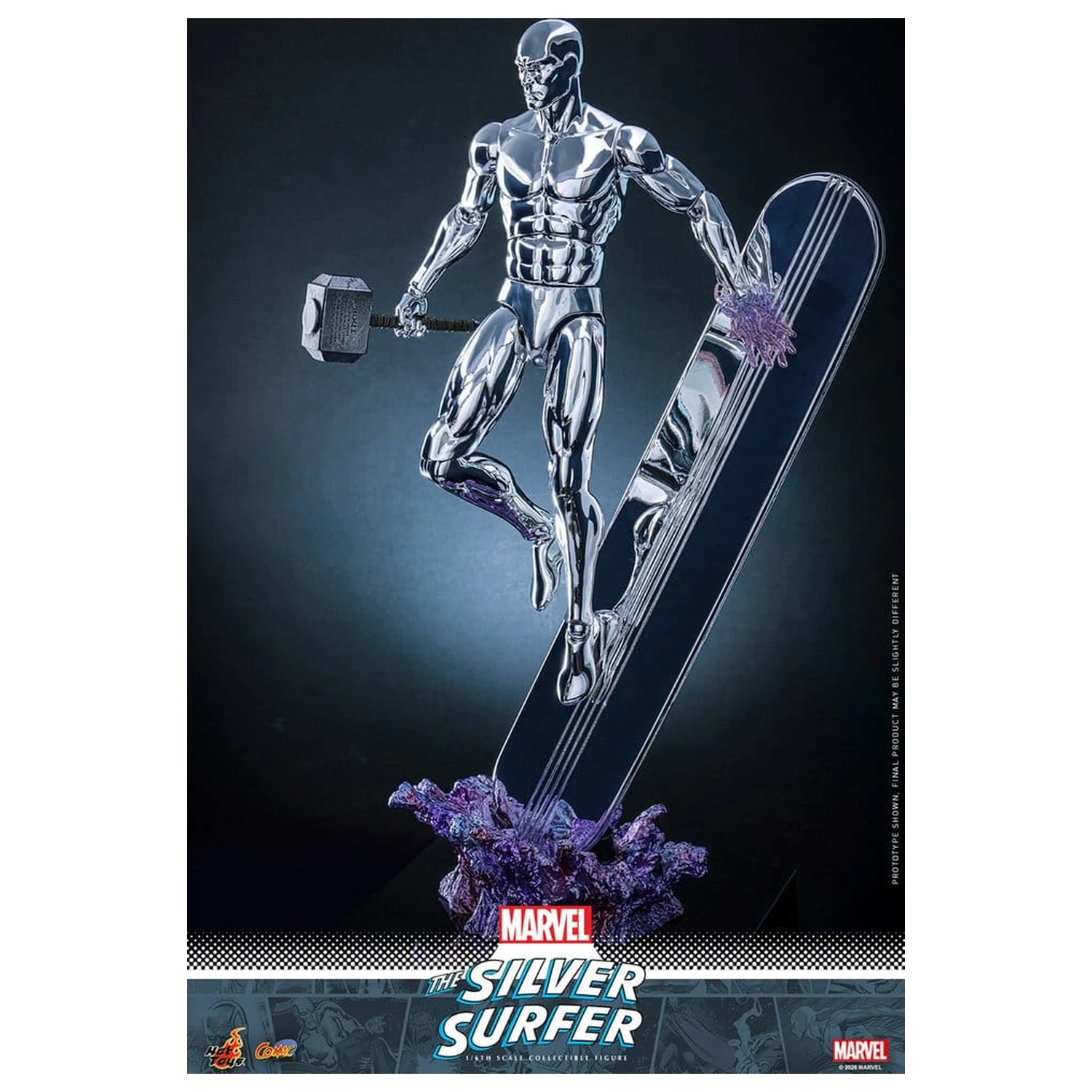Marvel Action Figure 1/6 Silver Surfer 32 cm product photo