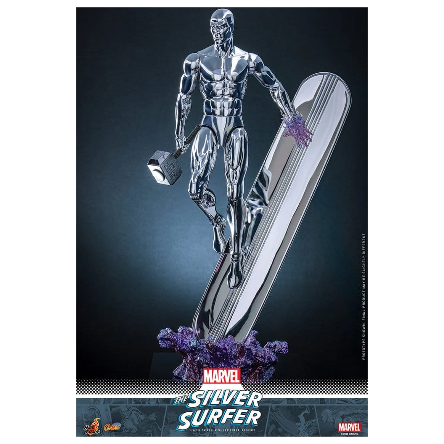 Marvel Action Figure 1/6 Silver Surfer 32 cm product photo