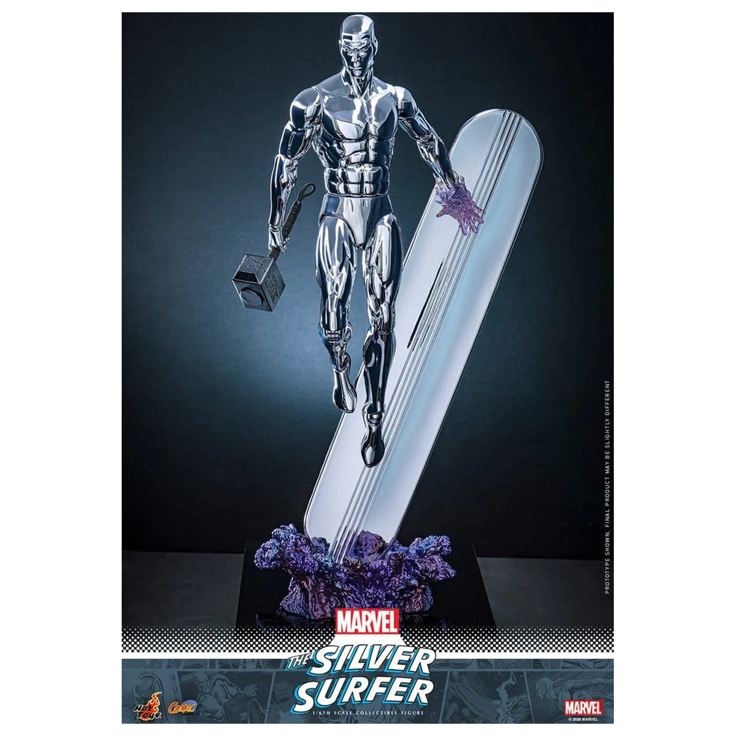 Marvel Action Figure 1/6 Silver Surfer 32 cm product photo