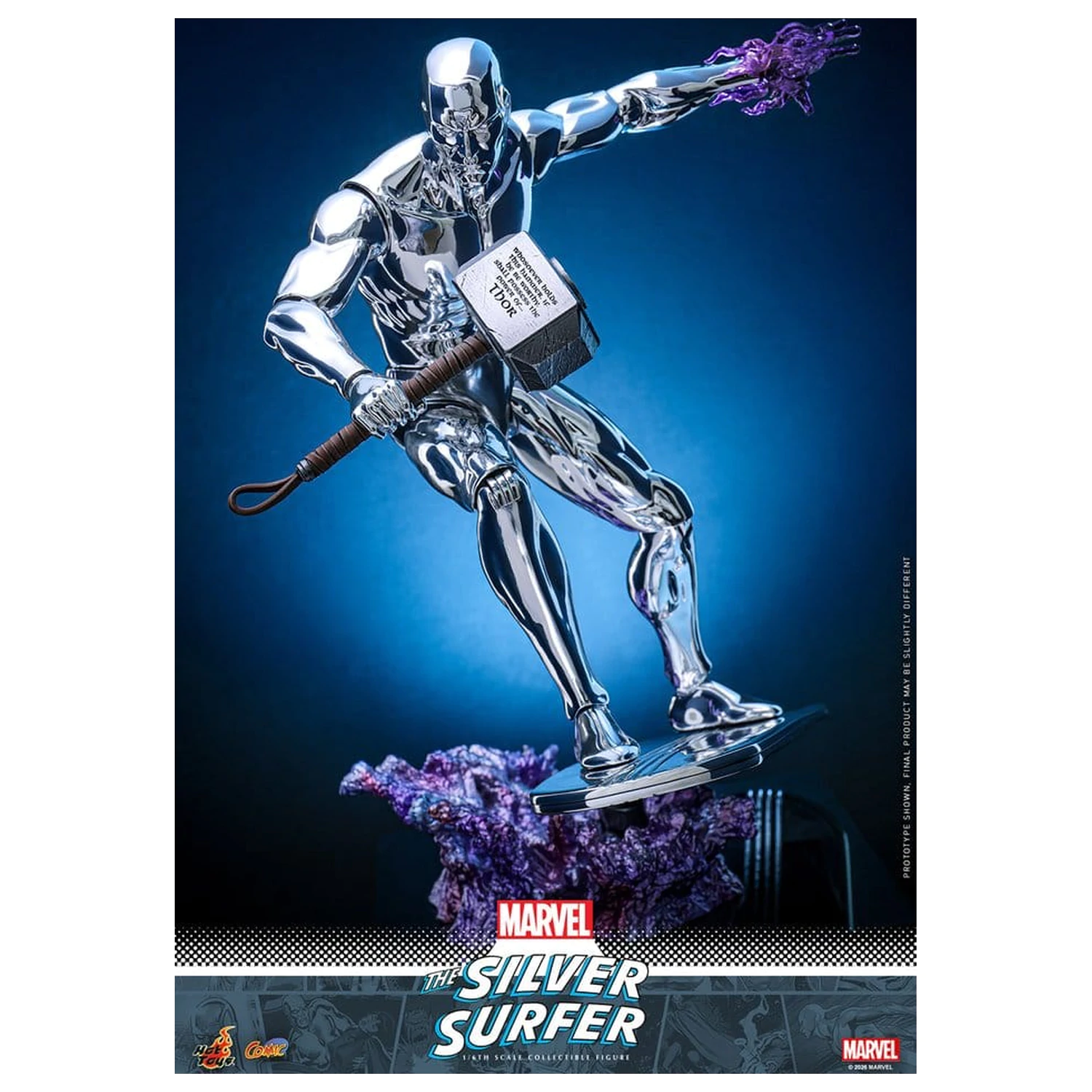 Marvel Action Figure 1/6 Silver Surfer 32 cm product photo