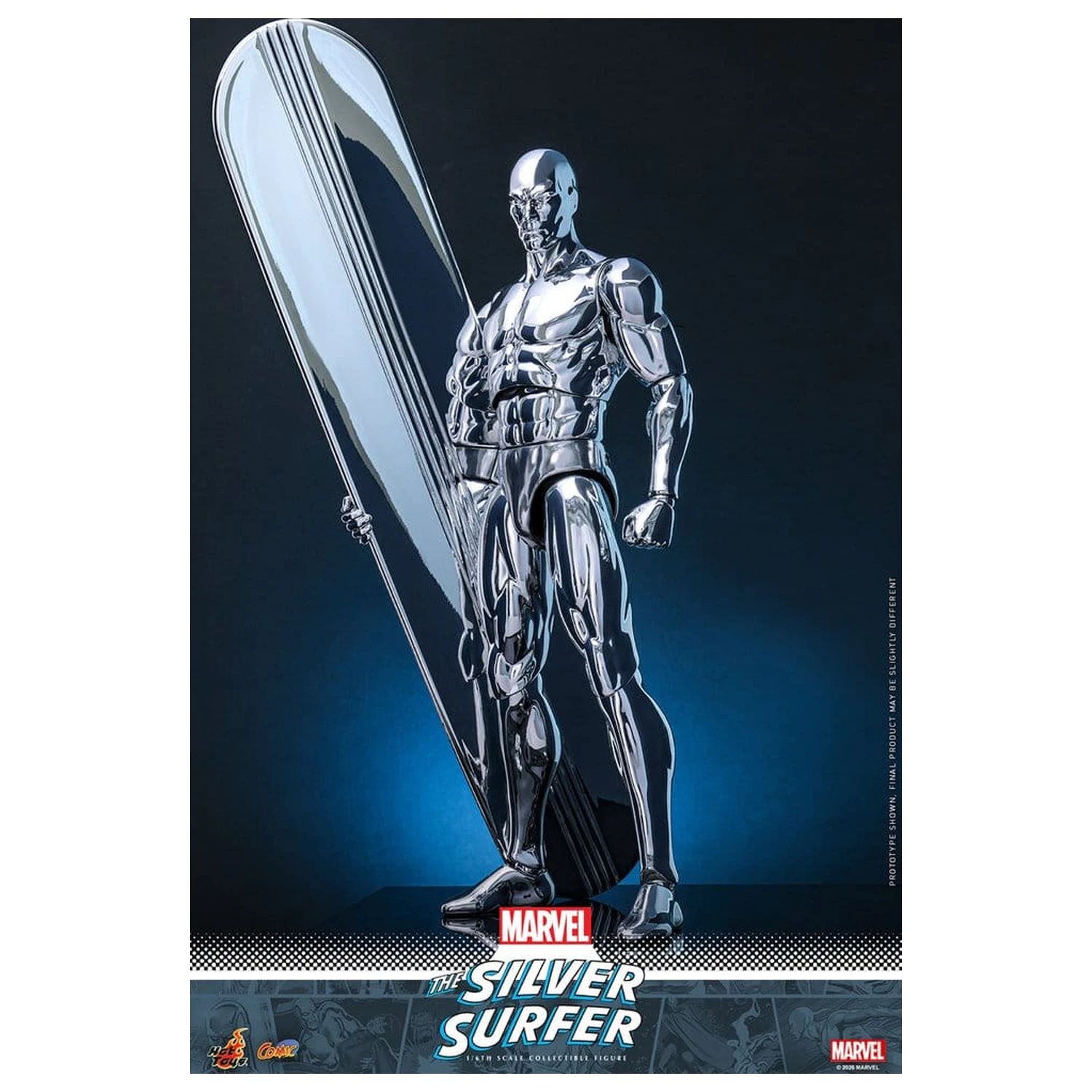 Marvel Action Figure 1/6 Silver Surfer 32 cm product photo