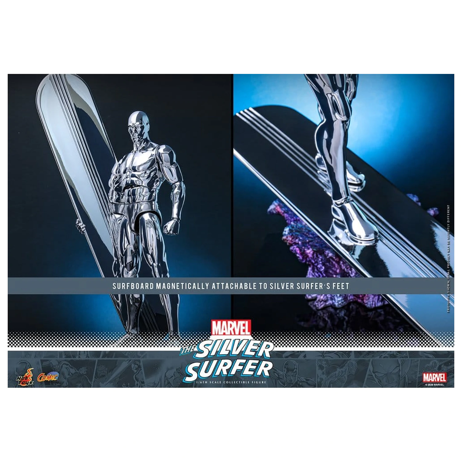 Marvel Action Figure 1/6 Silver Surfer 32 cm product photo