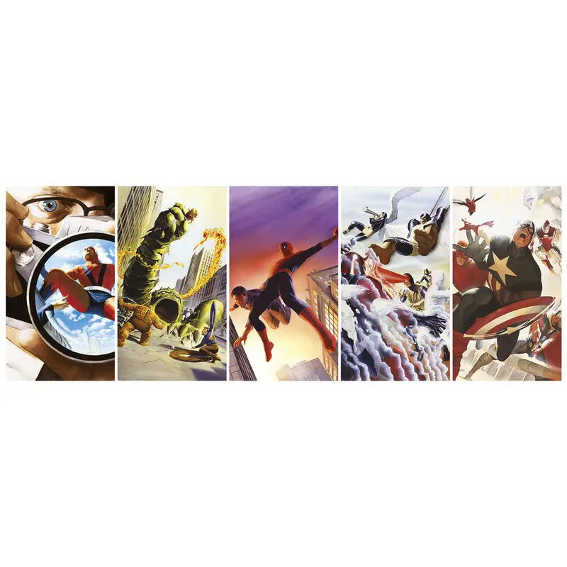 Marvel Comics Panorama Jigsaw Puzzle Panels (1000 pieces) product photo
