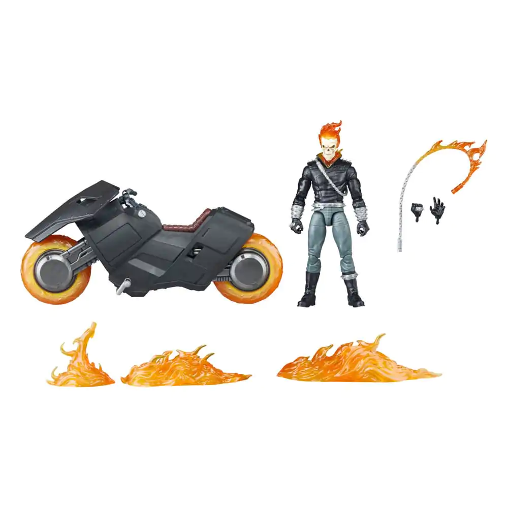 Marvel 85th Anniversary Marvel Legends Action Figure with Vehicle Ghost Rider 15 cm termékfotó