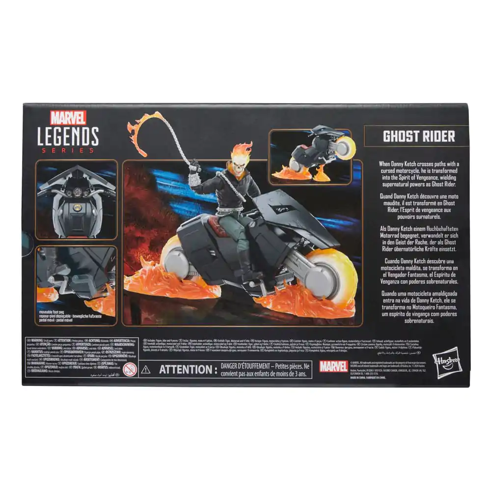 Marvel 85th Anniversary Marvel Legends Action Figure with Vehicle Ghost Rider 15 cm termékfotó