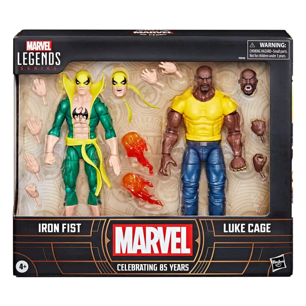 Marvel 85th Anniversary Marvel Legends Action Figure 2-Pack Iron Fist & Luke Cage 15 cm termékfotó