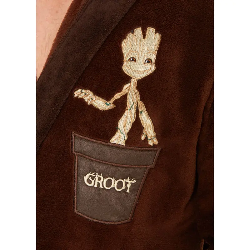 Marvel Guardians of the Galaxy Baby Groot mens fleece bathrobe product photo