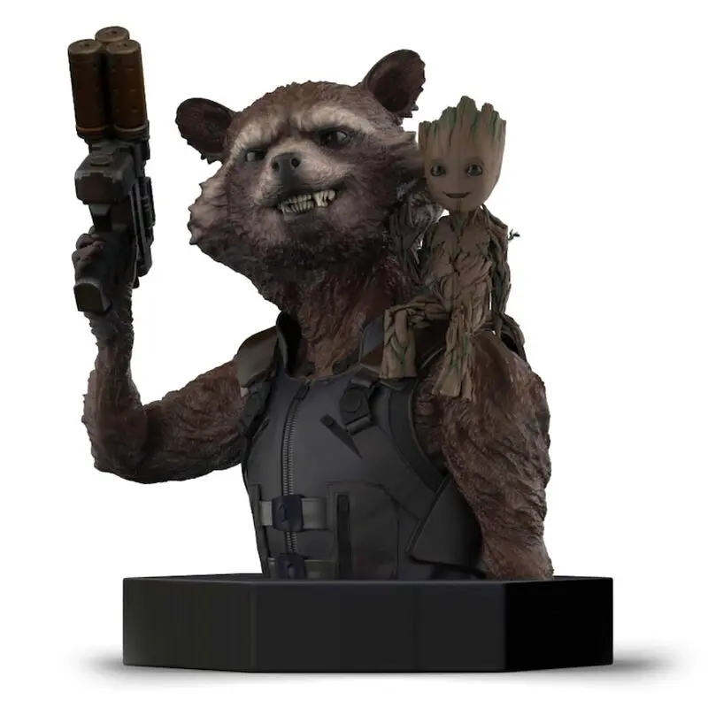 Guardians of the Galaxy Vol. 2 Bust 1/6 Rocket Raccoon &amp; Groot 16 cm product photo