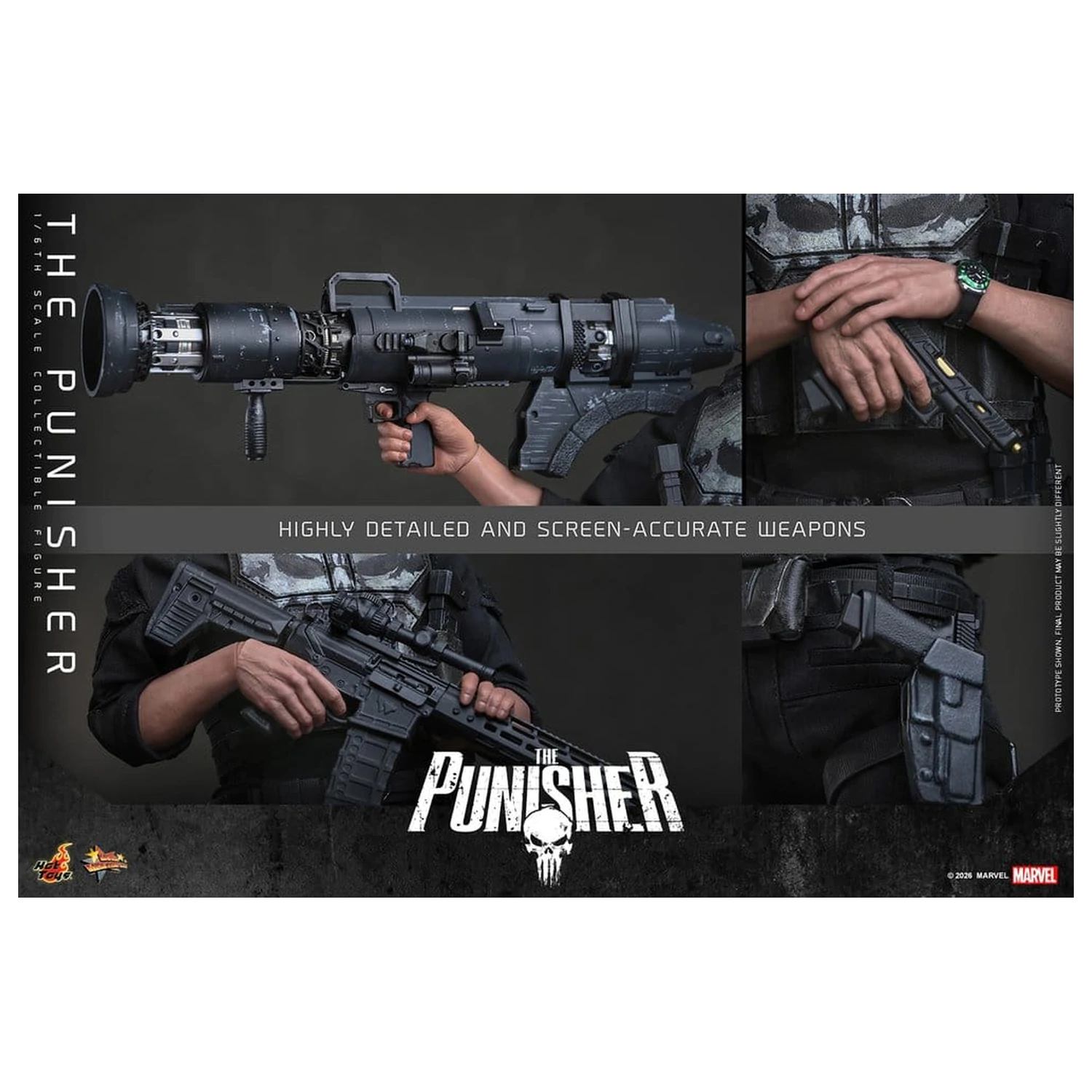 Marvel Action Figure 1/6 The Punisher 31 cm product photo