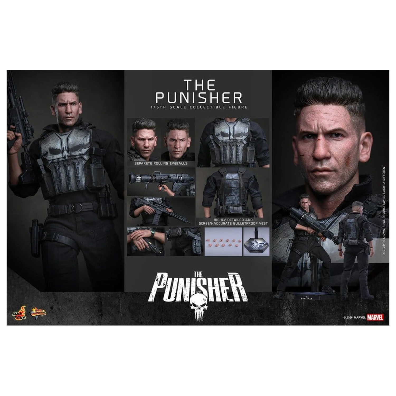 Marvel Action Figure 1/6 The Punisher 31 cm product photo