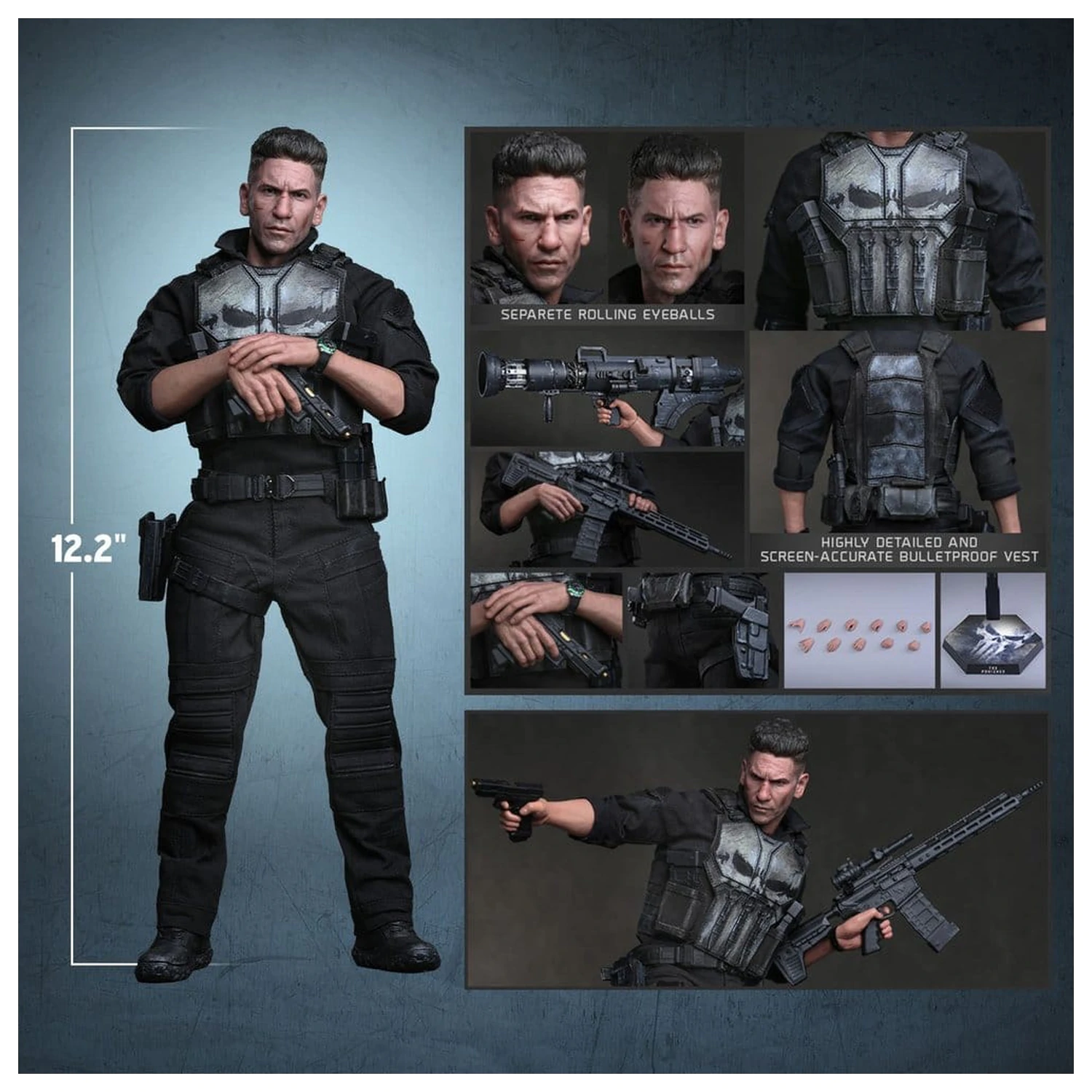 Marvel Action Figure 1/6 The Punisher 31 cm product photo