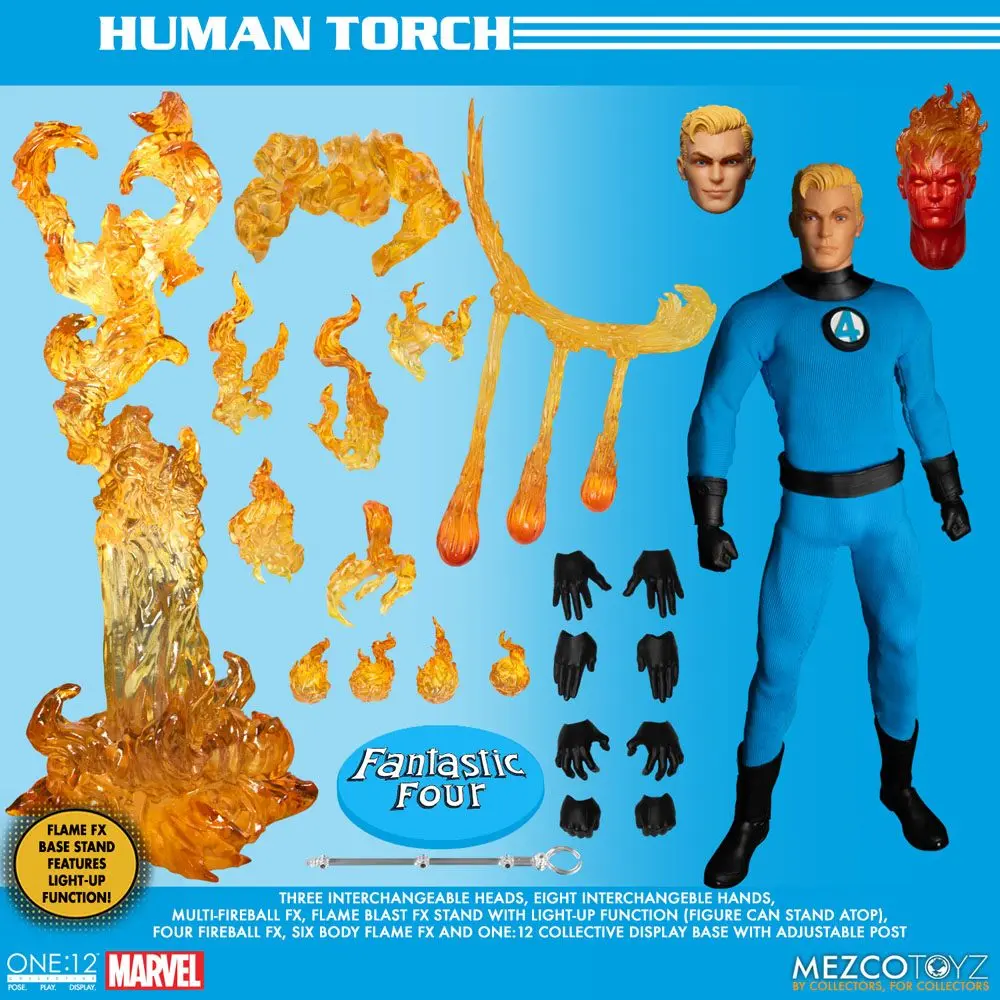 Marvel Action Figures 1/12 Fantastic Four Deluxe Steel Box Set 16 cm termékfotó