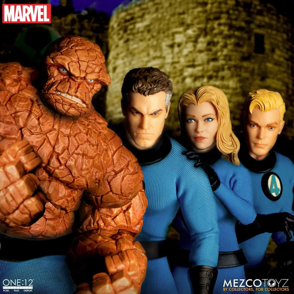 Marvel Action Figures 1/12 Fantastic Four Deluxe Steel Box Set 16 cm termékfotó