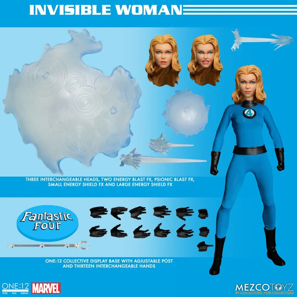 Marvel Action Figures 1/12 Fantastic Four Deluxe Steel Box Set 16 cm termékfotó