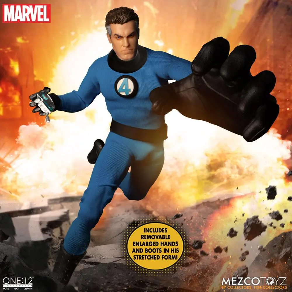 Marvel Action Figures 1/12 Fantastic Four Deluxe Steel Box Set 16 cm termékfotó