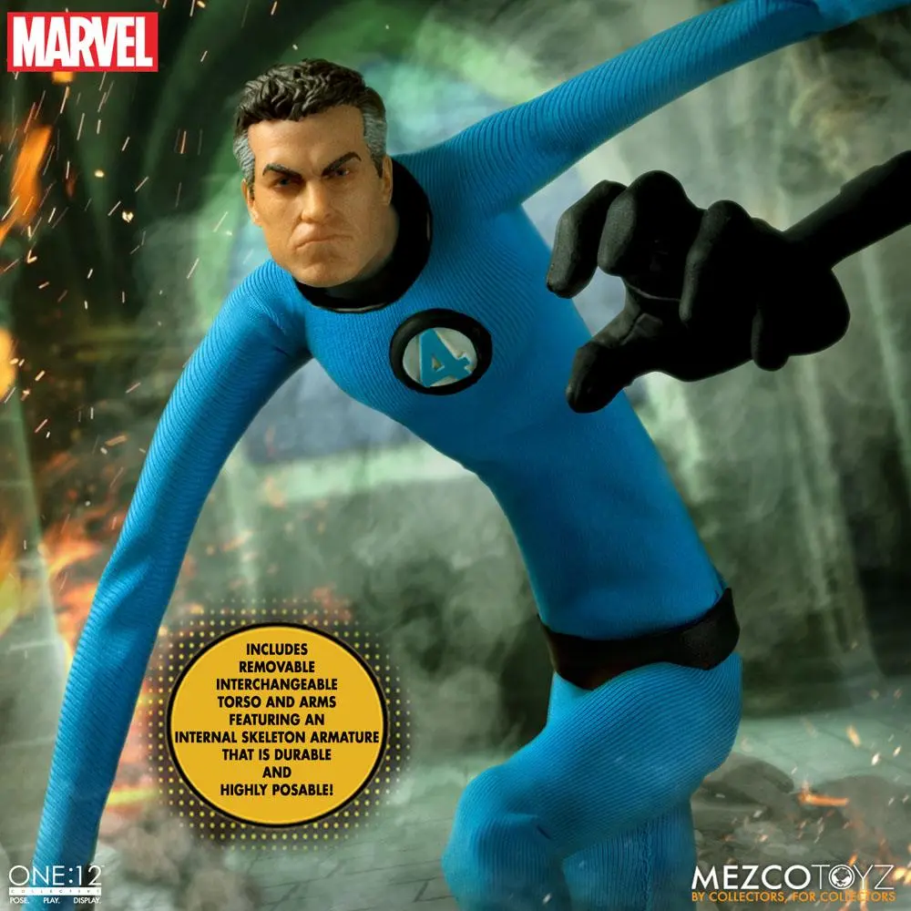 Marvel Action Figures 1/12 Fantastic Four Deluxe Steel Box Set 16 cm termékfotó