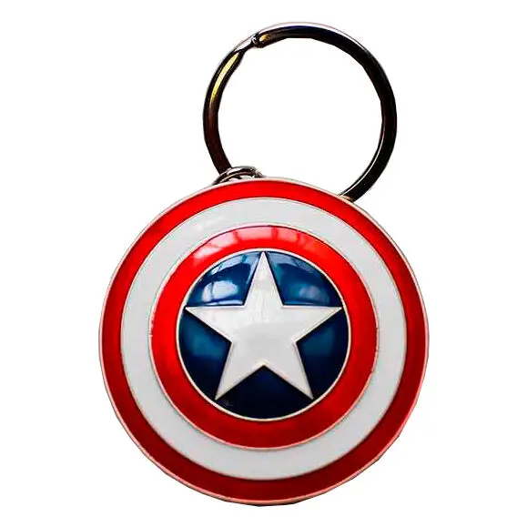 Marvel Comics Metal Keychain Captain America Shield termékfotó