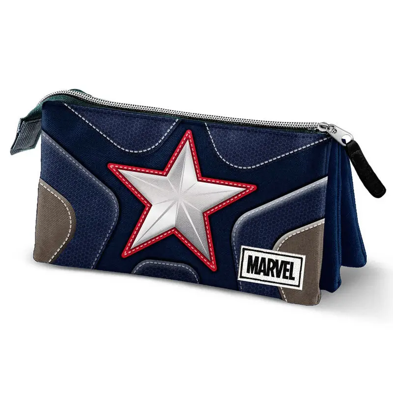 Marvel Captain America triple pencil case product photo