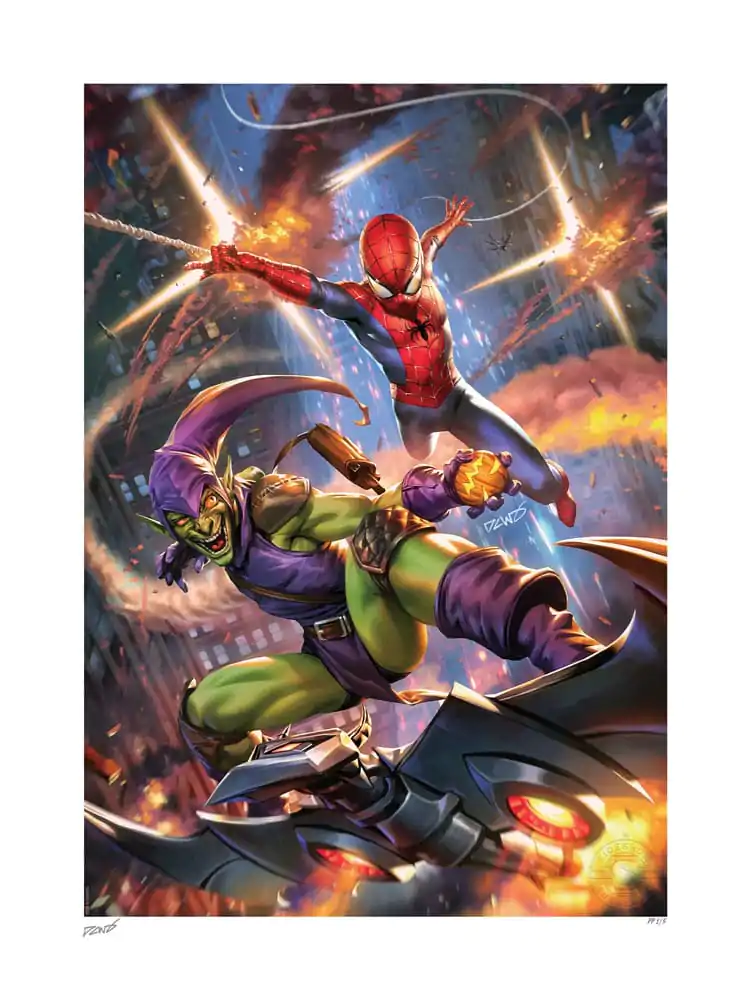 Marvel Art Print Amazing Spider-Man vs Green Goblin 46 x 61 cm - unframed product photo