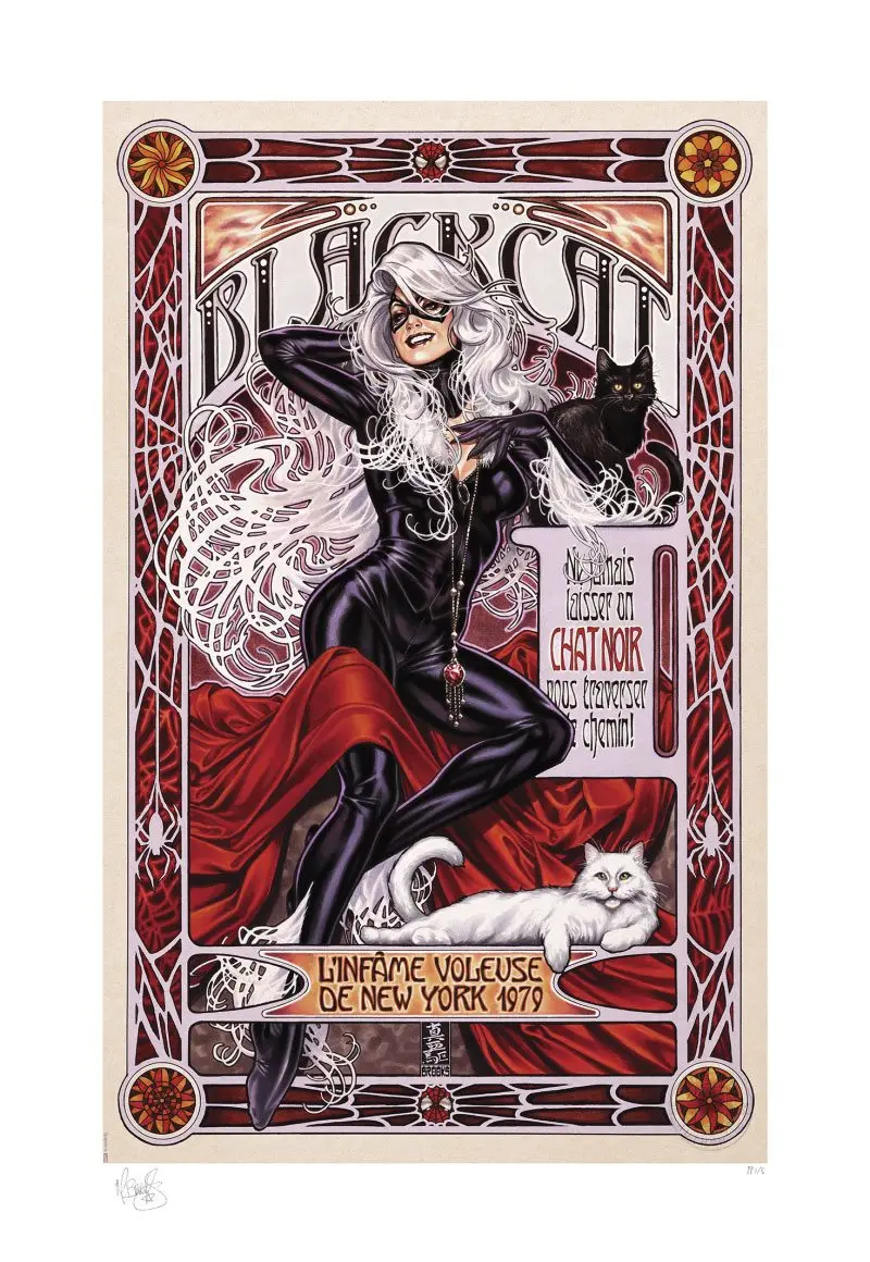 Marvel Art Print Black Cat: L'Infâme Voleuse 46 x 66 cm - unframed product photo