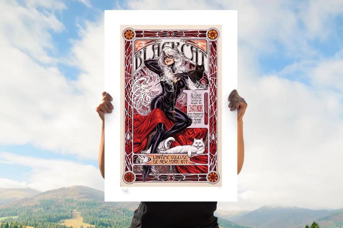 Marvel Art Print Black Cat: L'Infâme Voleuse 46 x 66 cm - unframed product photo