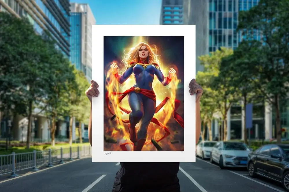 Marvel Art Print Captain Marvel 46 x 61 cm - unframed product photo