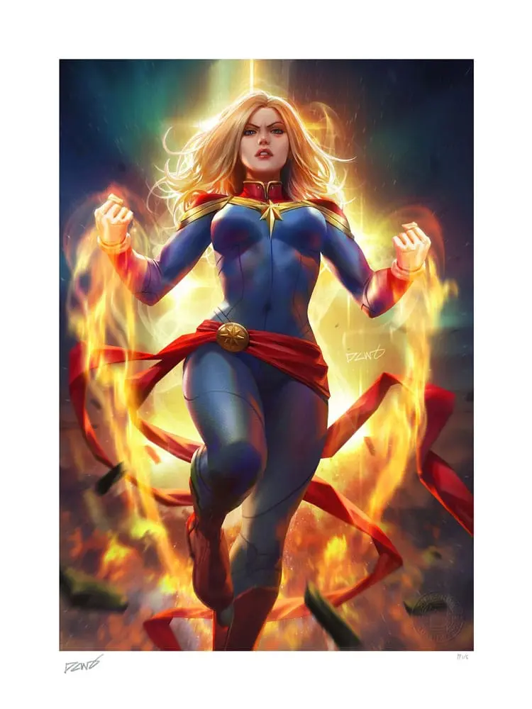 Marvel Art Print Captain Marvel 46 x 61 cm - unframed product photo