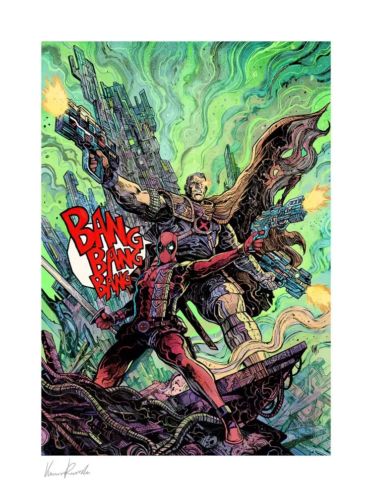 Marvel Art Print Deadpool &amp; Cable 46 x 61 cm - unframed product photo