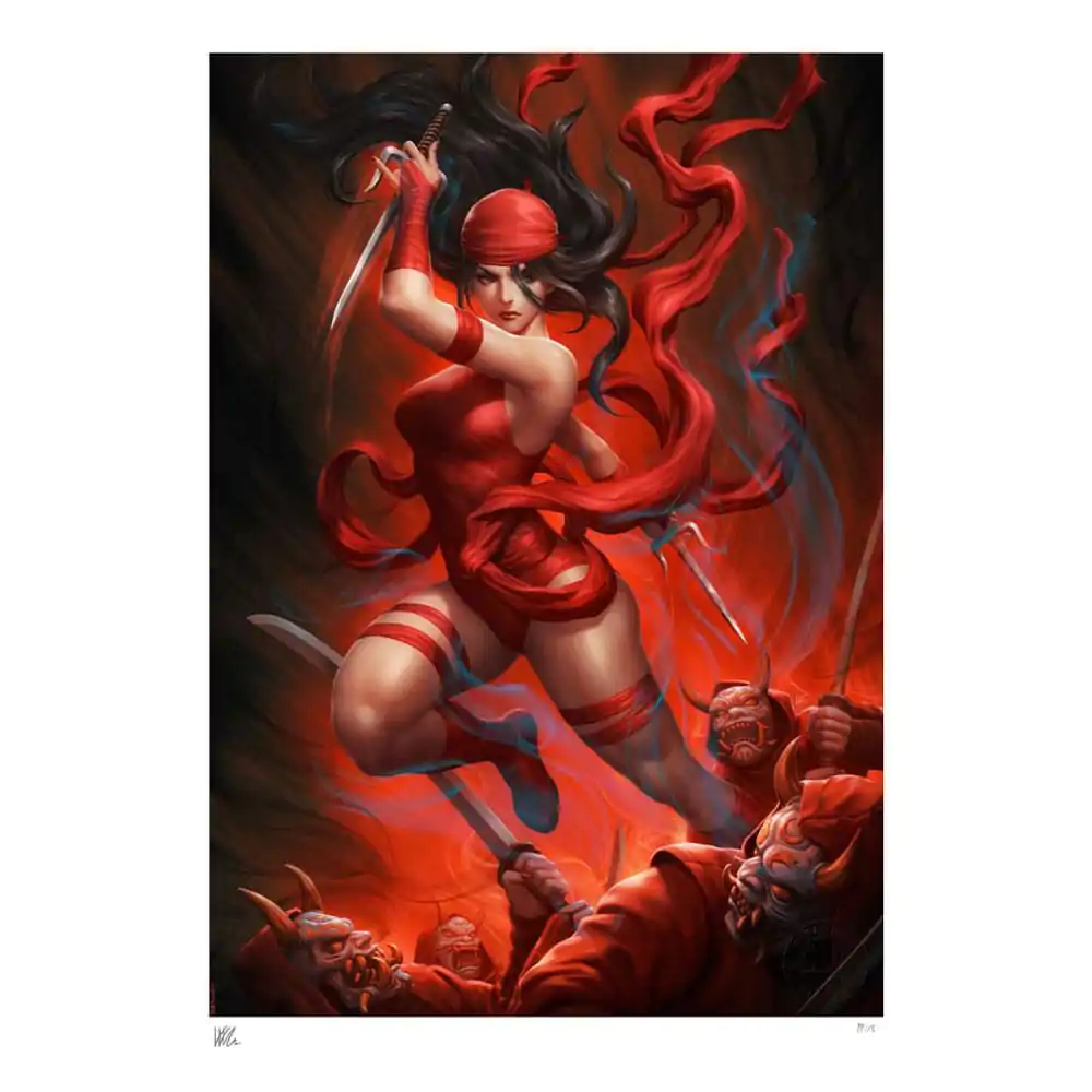Marvel Art Print Elektra vs The Hand 46 x 61 cm - unframed product photo